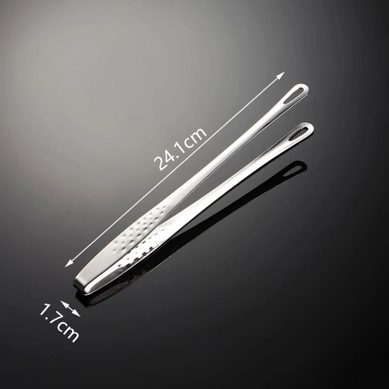 Stainless Steel Food Tongs Long Handle Non-Slip Barbecue Tongs Steak Tongs Kitchen Cooking Tools Kitchen Accessories