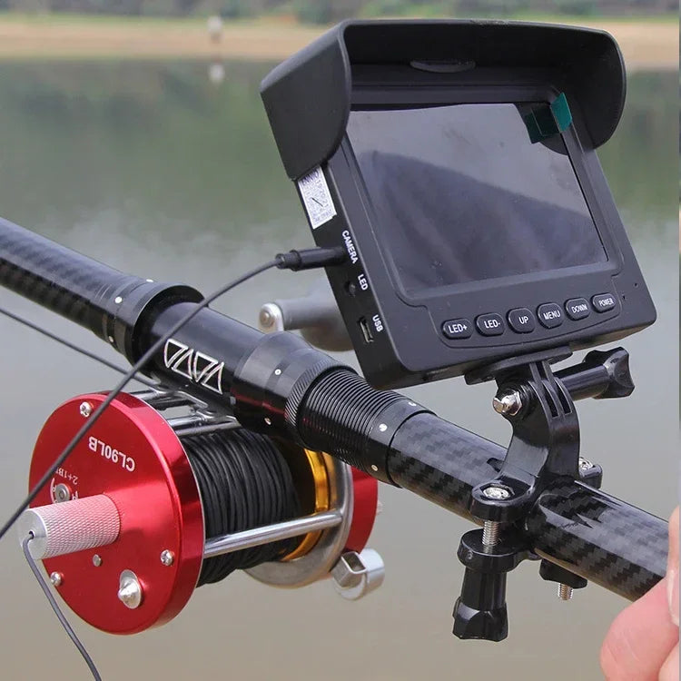 4.5m fishing metal reel rod camera set portable fish finder fish finder combo