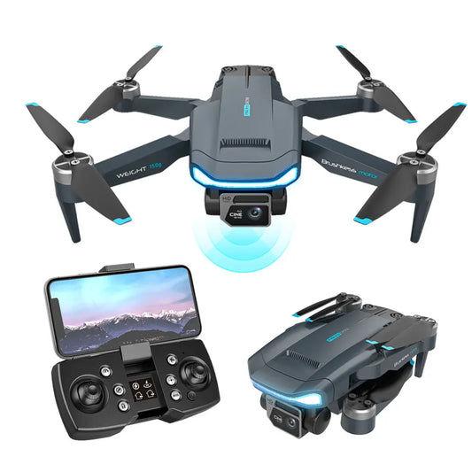 F194 Mini Brushless GPS Folding Drone 4K HD Dual Camera Drones Aerial Photography 5G Long Range Remote Control Dron Toy 1000M