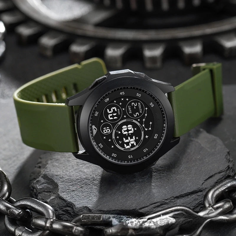 Kegllect New Electronic Men Watch Boy Multi-functional Sports Watches