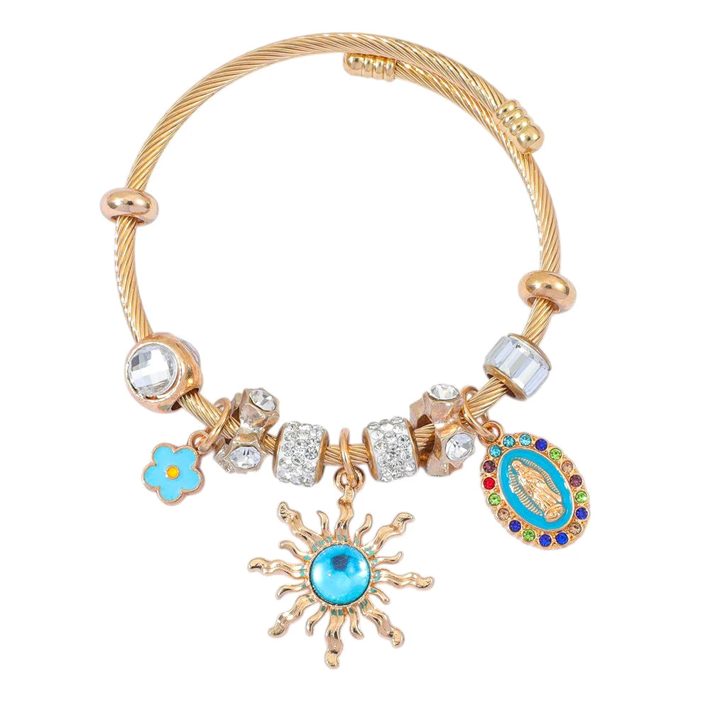 Jesus Bracelet Gold Fashion Metal Hookless Vintage Bracelet Women's Bracelet Favorite
