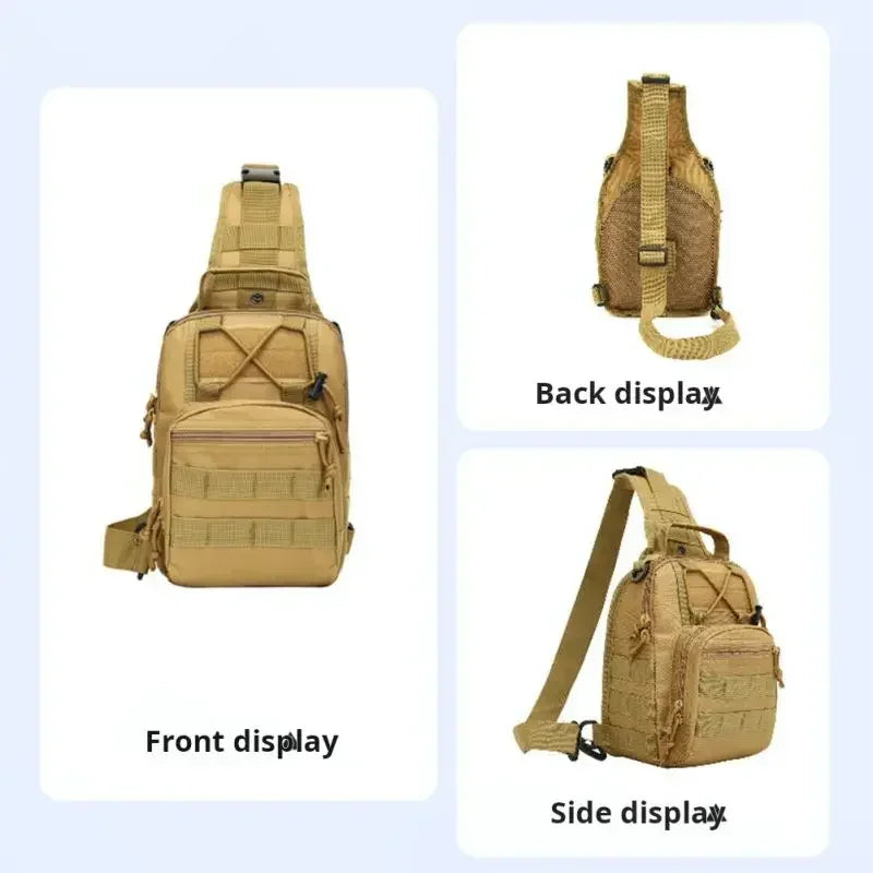 Sling Backpack Camping Adjustable Shoulder Sling Bag Small Sling Daypack For Travel Trekking Hiking Walking Biking