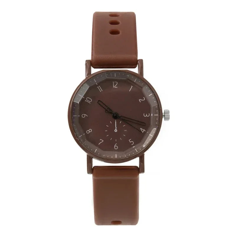 2025 New Women Watch Fashion Silicone Strap Quartz Watch Student Sports Wristwatch Relojes Para Mujer Dropshipping Clock