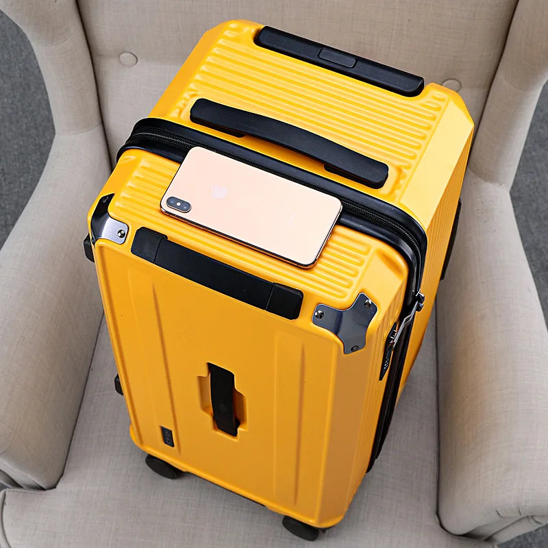 Fashion travel suitcase universal wheel password thickened trolley luggage 22/26/30 inch high value luggage for men and women