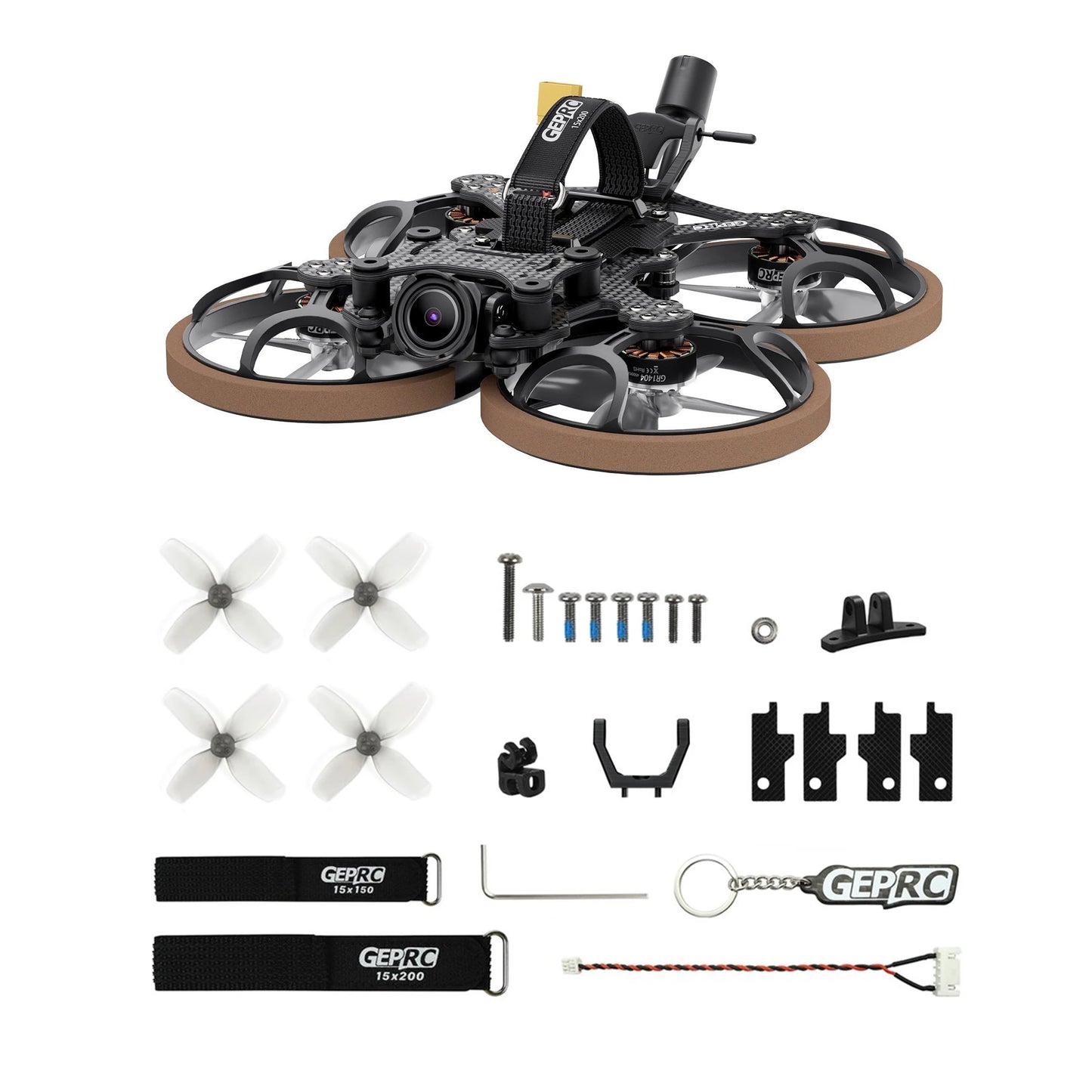 GEPRC Cinelog25 V2 HD O3/Runcam Wasp Quadcopter 2.5Inch Small FPV Drone Weight within 250g with TAKER G4 35A AIO Brushless Motor