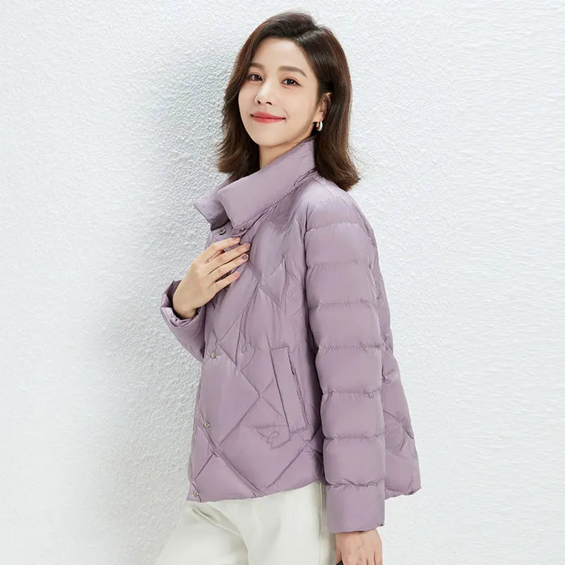 Woman Winter Jacket Ultra Light Down Jacket Female Portable Duck Feather Coat Jackets Lightweight Parkas Women's Wear