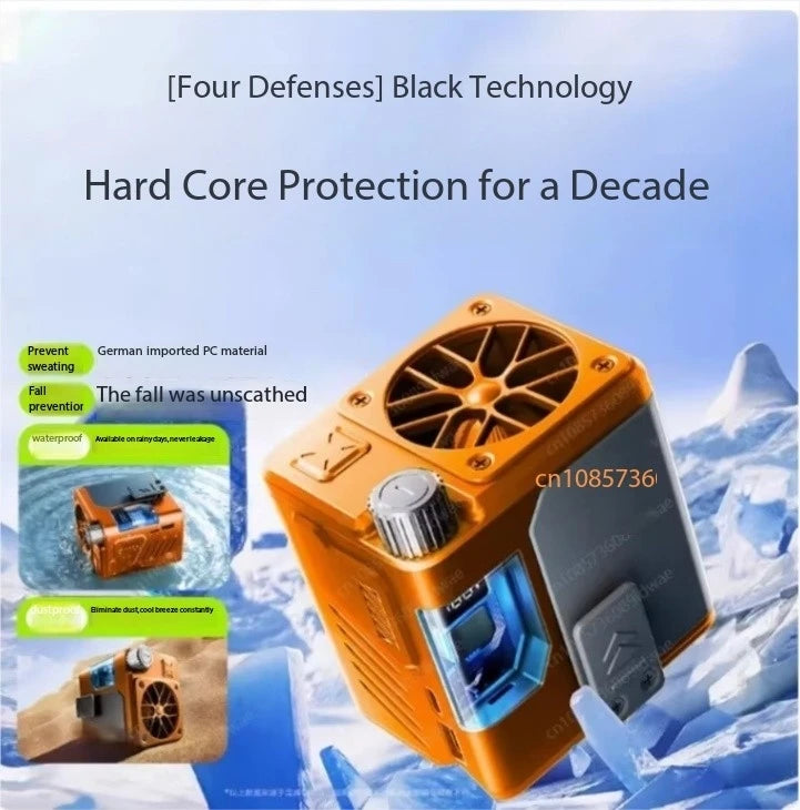 Portable clip waist,outdoor welder,ground charging,small super long battery life,strong refrigeration,air conditioner,small fan