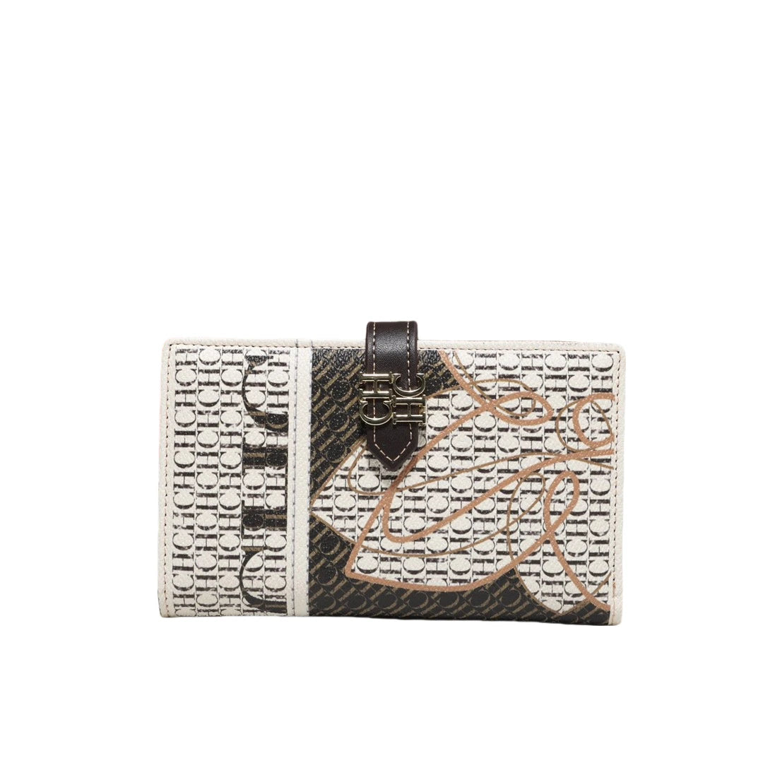 CH Women's Coin Purse Wallet Daily Commuting Fashion Clip Women's Organiser Wallet Superior Sense Long Large Capacity Card