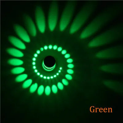Modern LED Ceiling Light 3W RGB Wall Sconce For Art Gallery Decoration Living Room Front Balcony Porch Corridors Lamp Fixture
