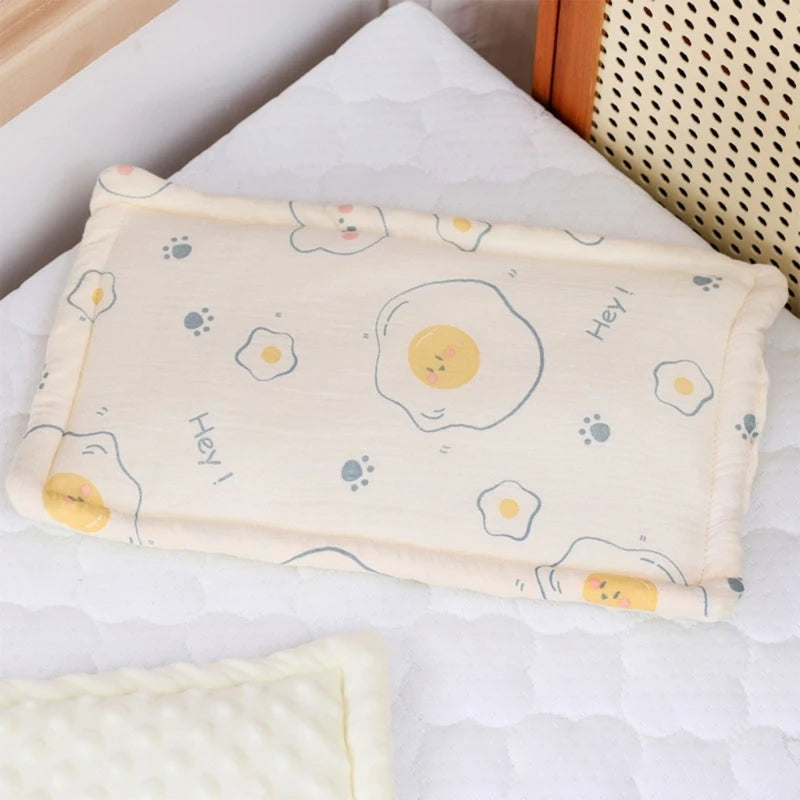 Babies Bedding Pillow Gentle Newborn Infant Pillow Lovely Designed for Newborns Comfort Sleep Pillow
