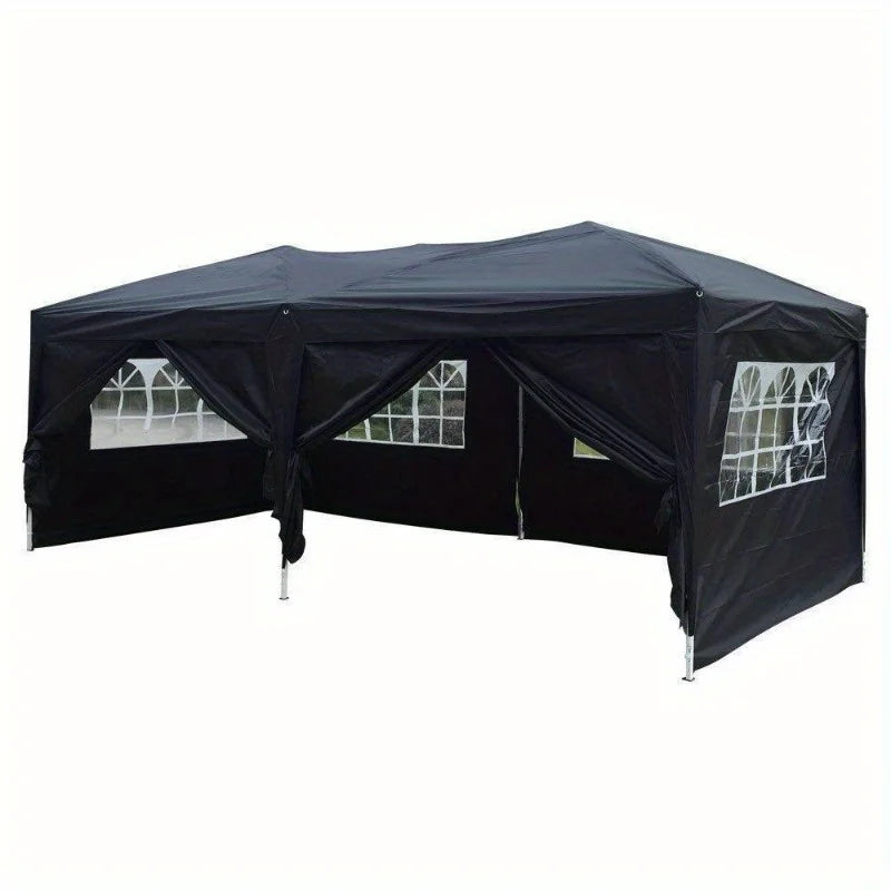 10'x 20' Outdoor EZ POP UP Party Tent Wedding Gazebo Canopy Marquee 6 Walls