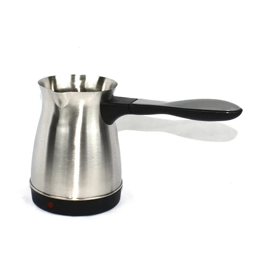 2023 New 220V 5 Cup  Turkish Greek Coffee Maker Stainless Steel Machine Moka Pot Stainless Steel Domestic Coffee Machine