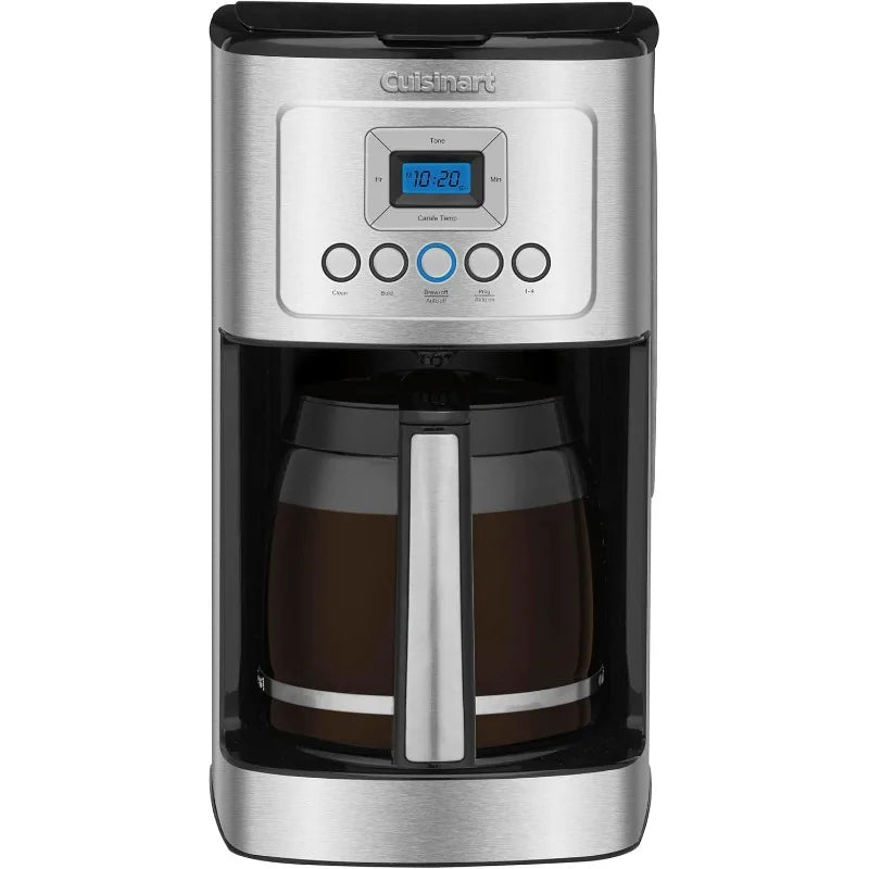 Cuisinart Coffee Maker, 14-Cup Glass Carafe, Fully Automatic for Brew Strength Control & 1-4 Cup Setting, Stainless Steel