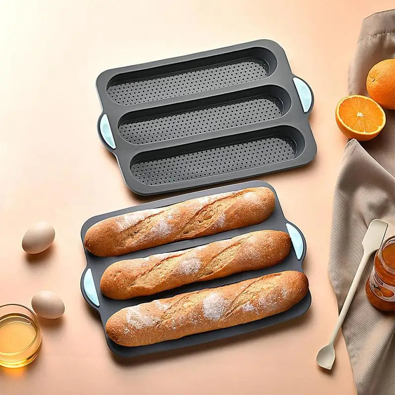 Bread Mold Sandwich Baking Liners Bread Loaf Forms 24x34.5cm/9.4x13.6inch French Bread Pan Silicone Professional Bakeware Baking