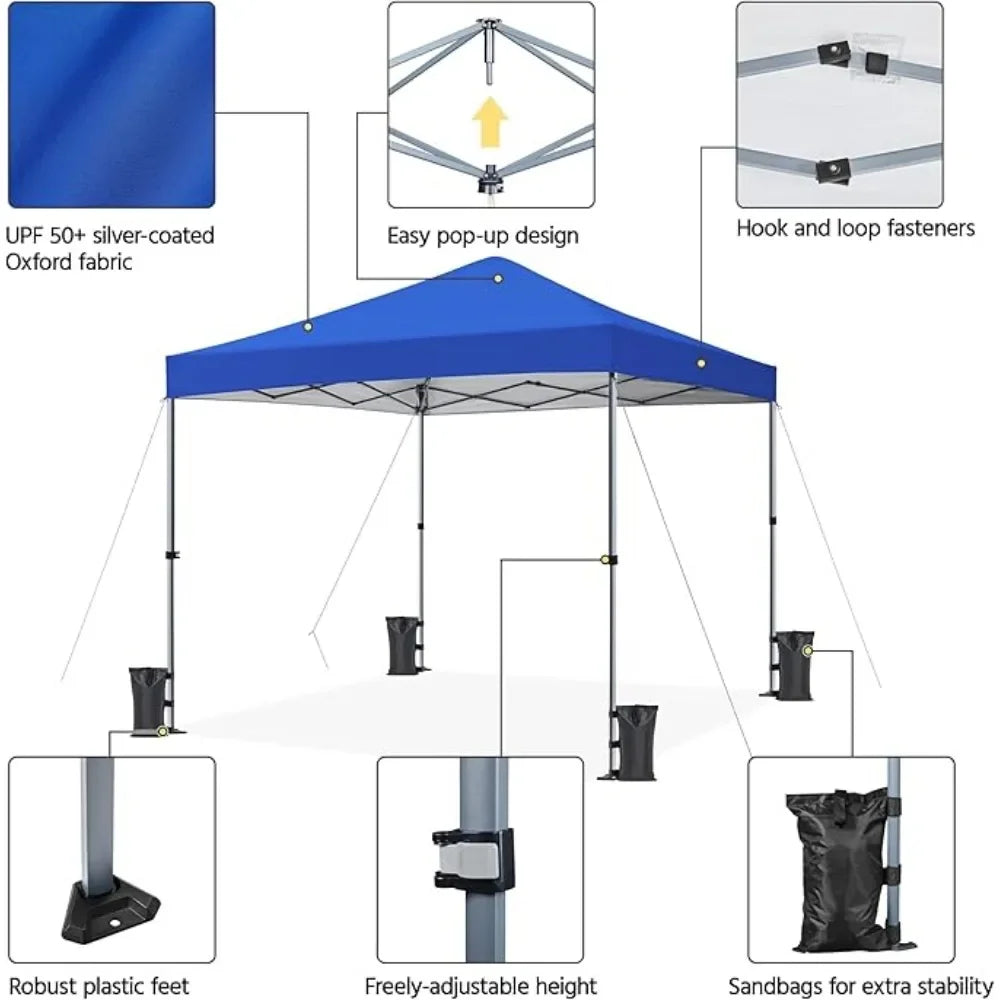 10x10 Gazebo gazebo Pop Up Easy Set-up Tent Portable Outdoor Instant Tent Heavy Duty Commercial Gazebo Canopy