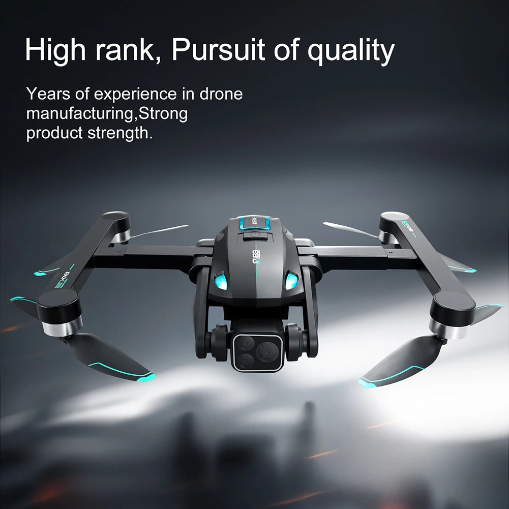 Brushless Motor Aerial-Drone With HD Camera Wind Resistance Quadcopters Toy For Beginners