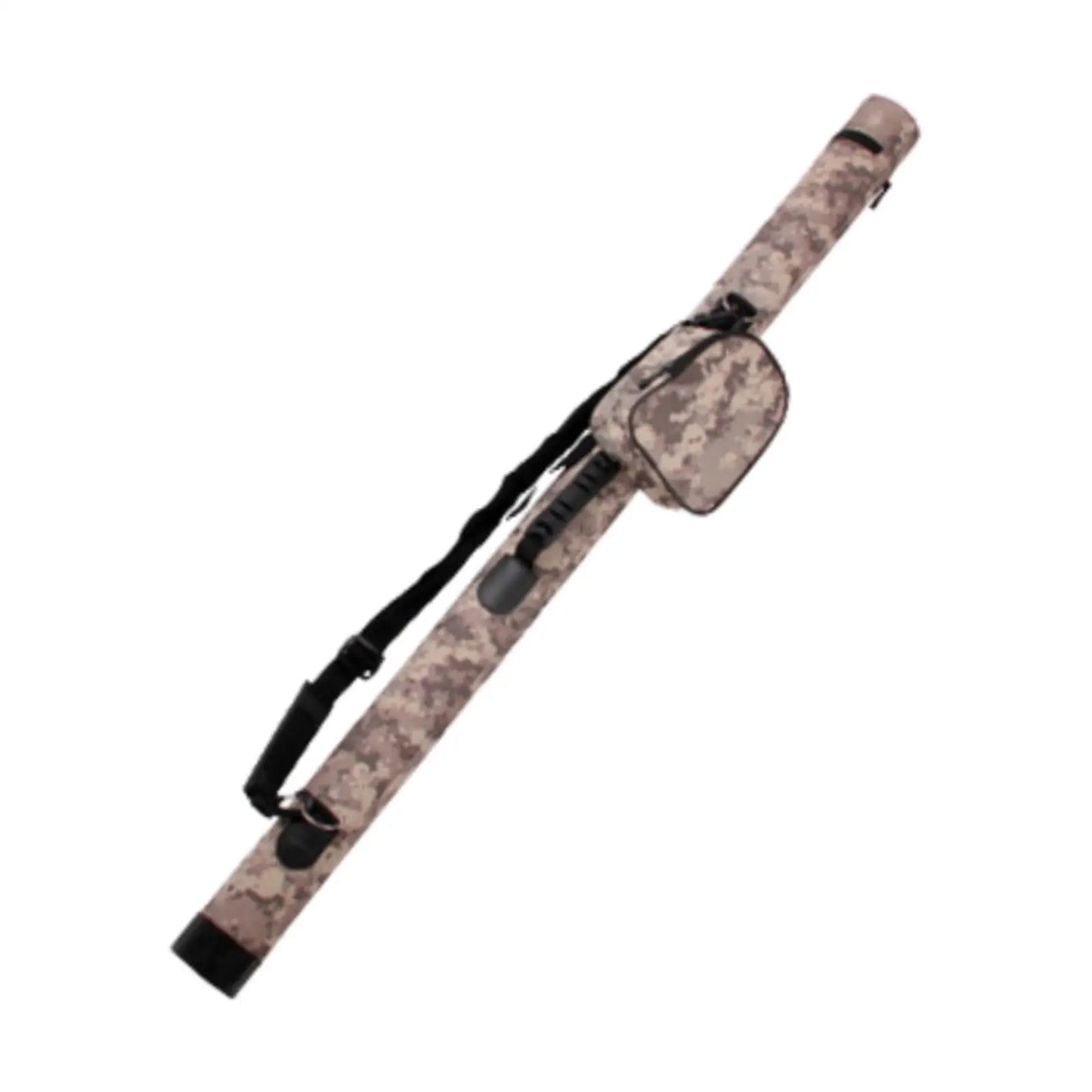 Fishing Rod Tube Fishing Pole Case Holds 2 Rods 130cm Long Carrying Bag Holder Reel Storage Bag for Travel Outdoor Activities