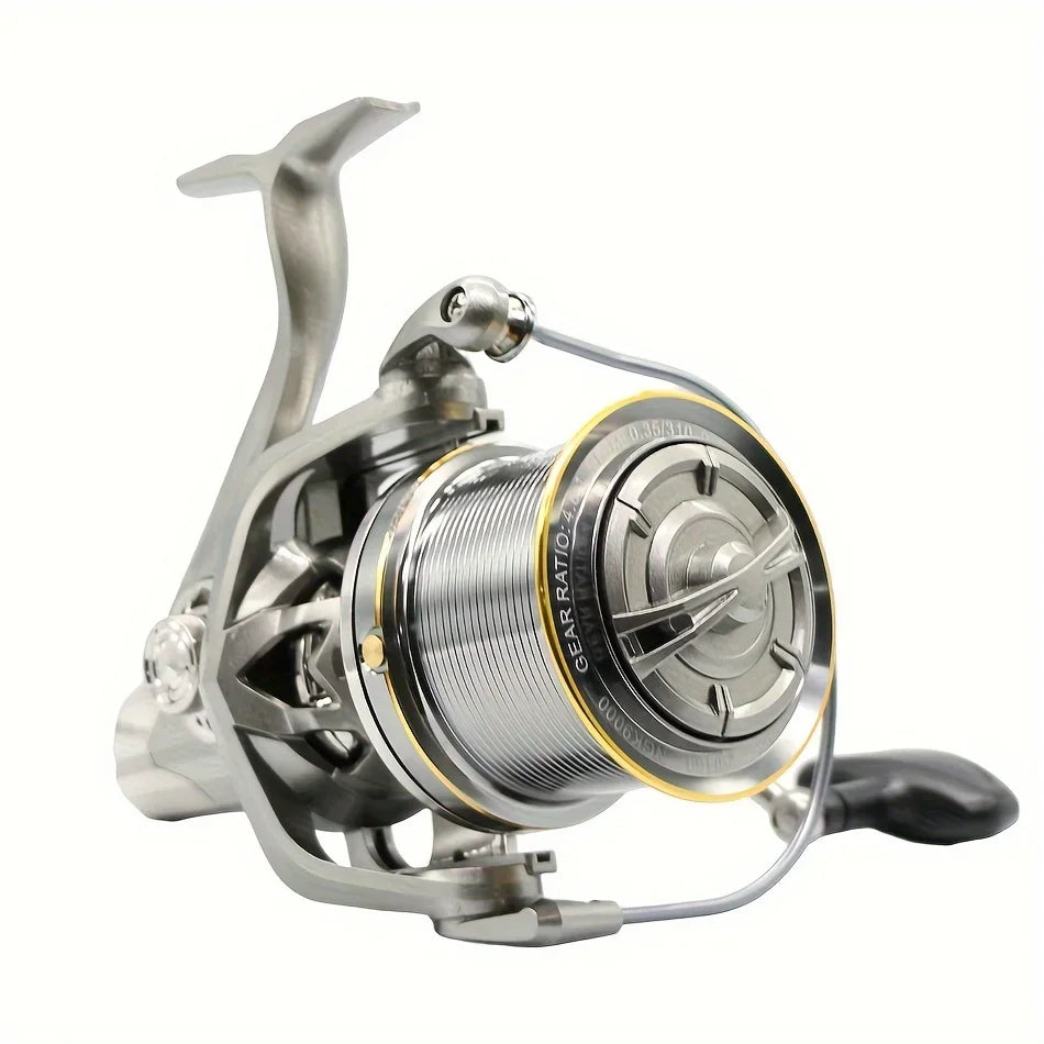 Long Shot Jigging Spinning Reel 8000/9000/10000/12000/14000 Series, 17+1BB Surf Fishing Reels, 55lb Max Drag, Saltwater Big Reel