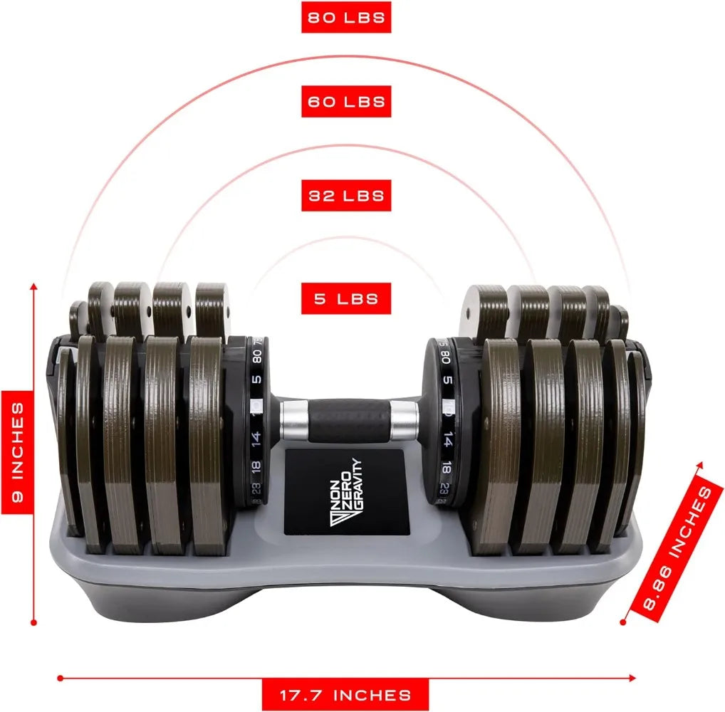 PowerDyne Adjustable Dumbbell Weights