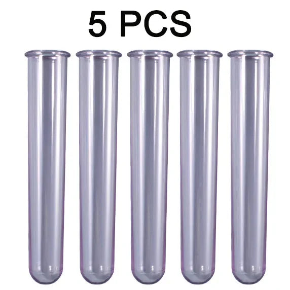 DIY Nordic Style Vase Mould Plaster Concrete Hydroponic Test Tube Flower Arrangement Ornaments 3D Craft Flowerpot Silicone Molds