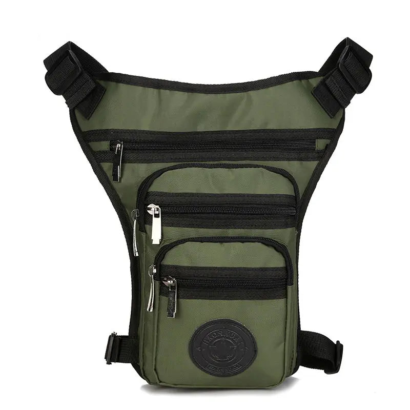 Male Hip Thigh Fanny Pack  Camouflage Motorcycle Rider Multi-Pockets Shoulder Bags High Quality Men Nylon Waist Leg Bag