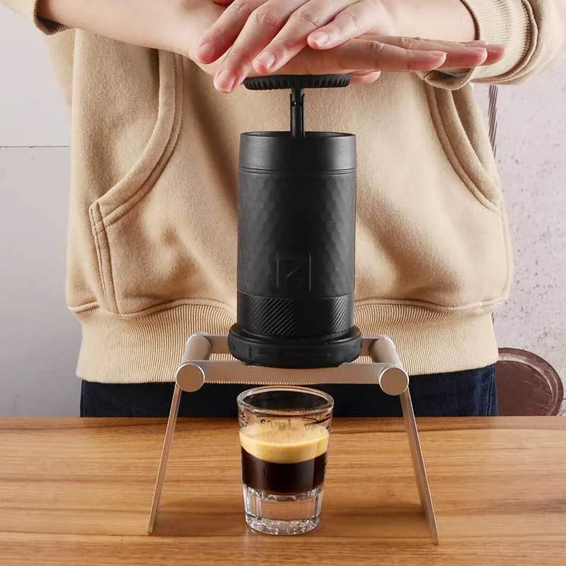 Hand Press Coffee Machine Stand Espresso Italian Mini Portable Portable Foldable Outdoor BBQ Coffee Stand Coffee Appliances