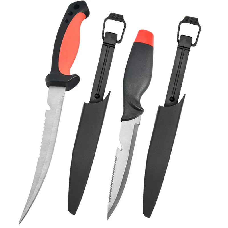Stainless Steel Multifunctional Fishing Knife Fish Killing Knives Fish Planing Knife Kitchen Sharp Meat Cleaver Fruit Knife