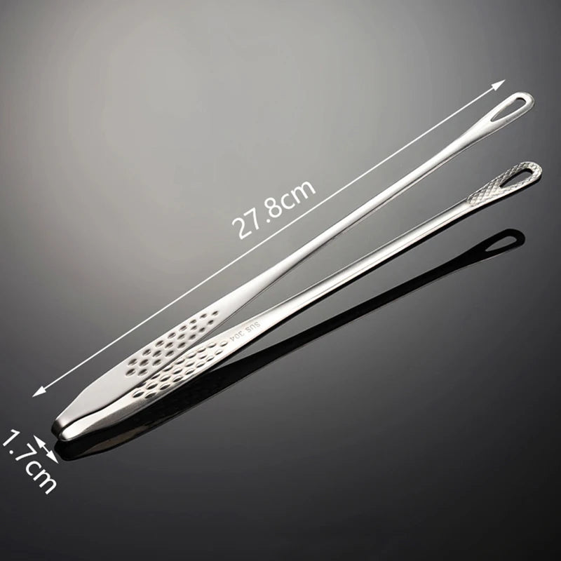 Stainless Steel Food Tongs Long Handle Non-Slip Barbecue Tongs Steak Tongs Kitchen Cooking Tools Kitchen Accessories
