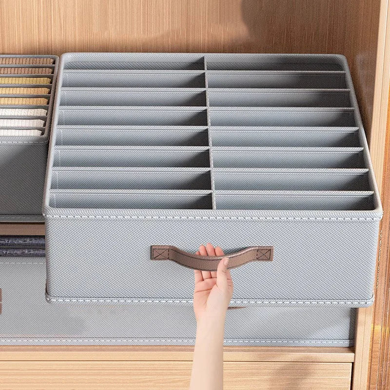 Wardrobe Clothes Storage Organizer Sweater T-Shirt Storage Box Thickened Pants Storage Box Underwear Socks Organizer For Home