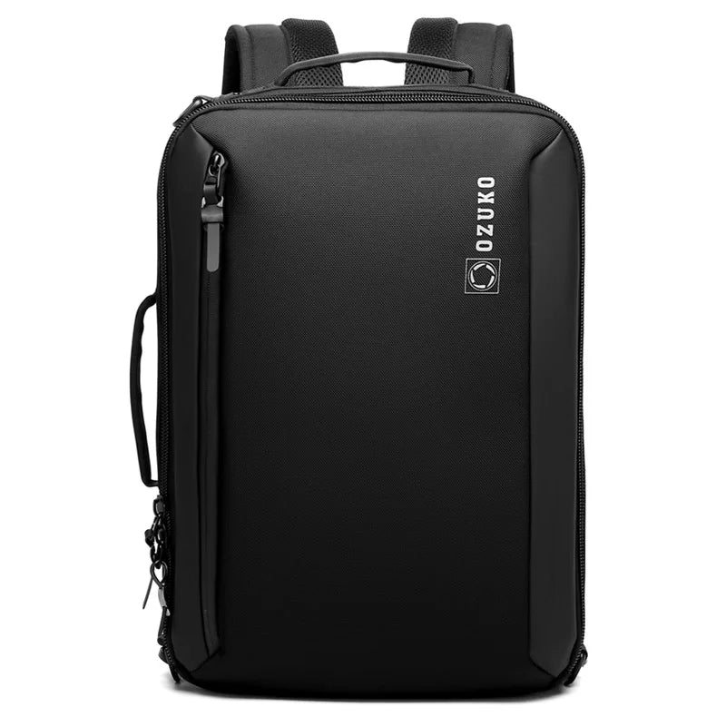 OZUKO 15.6 Inch Laptop Men Backpack Business Multifunctional USB Charging Anti-theft Oxford Waterproof Male Backpack Travel