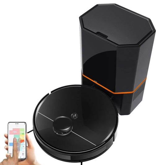 2024 The Latest Robot Vacuum Cleaner With Self-emptying Dustbin Auto Dust Collector ABIR R30 Robotic Vacuumm Cleaner