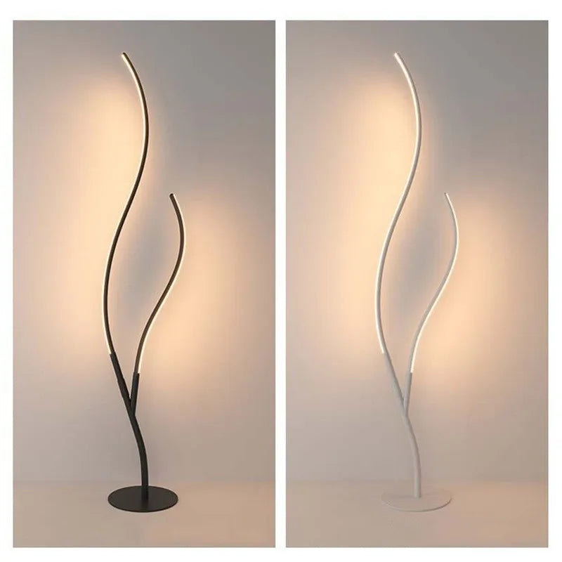 Tree Floor Lamps Minimalist smart rgb Lamp For Studio Bedroom arc lamp Indoor Decoration Led Creative Sofa Living Room Light