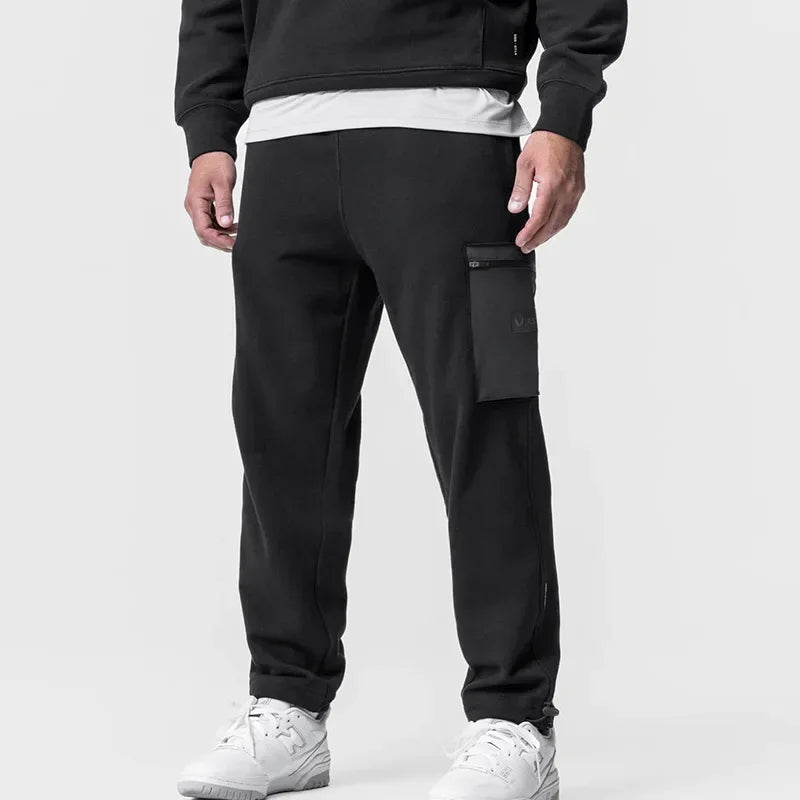 Men Cotton Gym Pants Sport Running Jogging Sweatpants Joggers Casual Trousers Training Bodybuilding Workout Fitness Track Pants