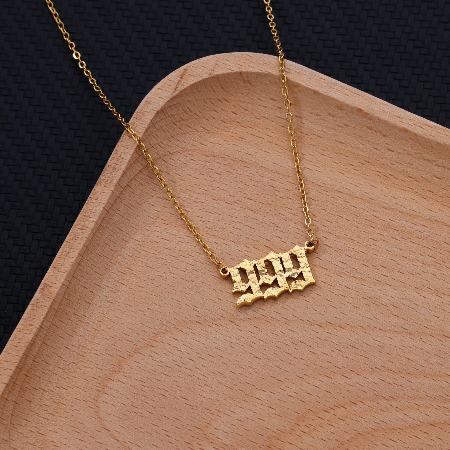 Stainless Steel Number Necklaces For Women Men Gold Color 111 222 333 444 555 777 888 999 666 000 Pendant Necklace Jewelry Neck