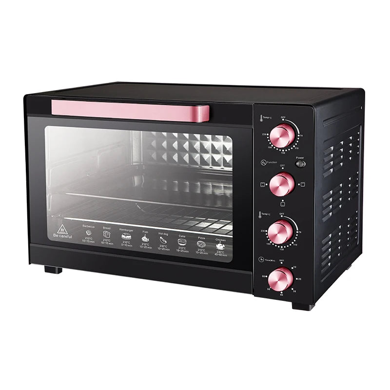 Wholesale Metal 60L Large Toaster Oven Barbecue Factory Cheap Price Baking Electric Mechanical Home  Kitchen Oven