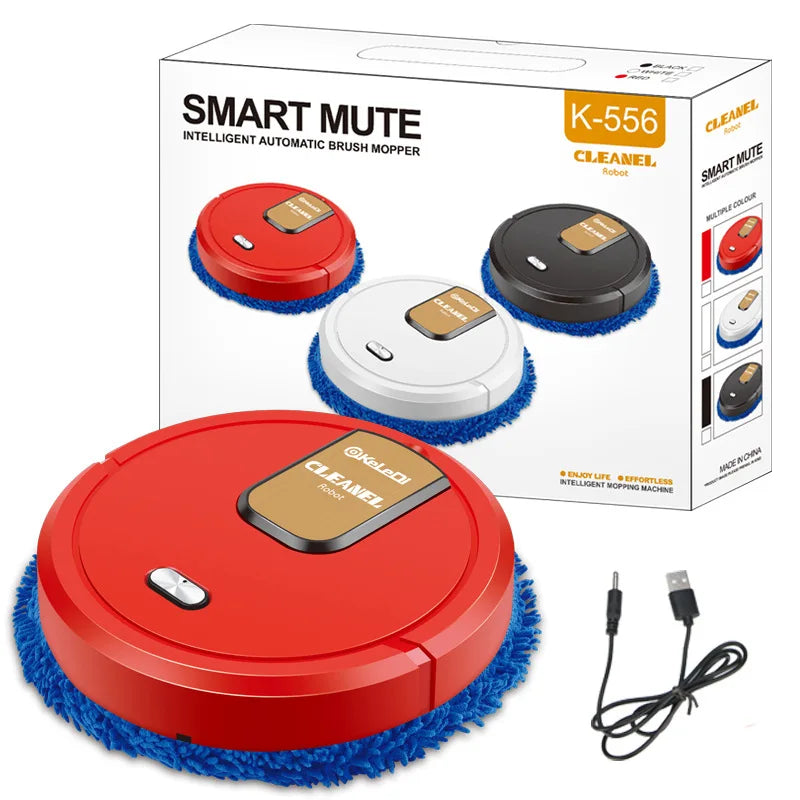 2024 New 3 IN 1 Robot Vacuum Cleaner Sweep and Wet Mopping Floors&Carpet Run Wireless Floor Machine USB Reharge Sweeping Robot