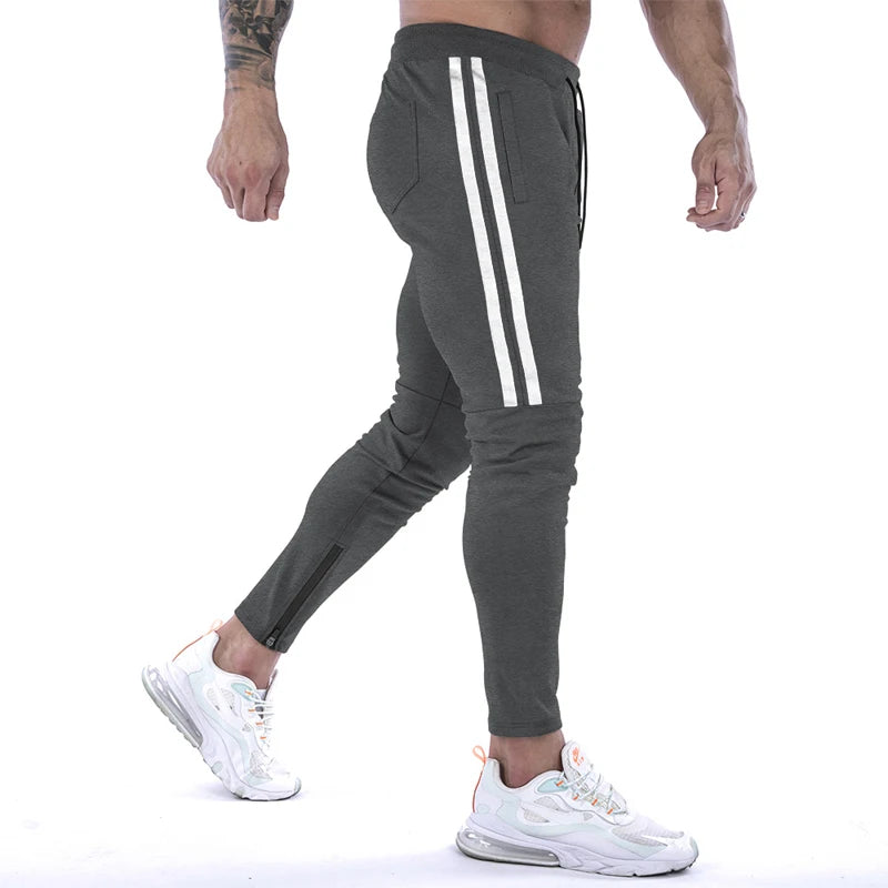 New Jogging Pants Men Sport Sweatpants Running Pants Pants Men Joggers Cotton Trackpants Slim Fit Pants Bodybuilding Trouser