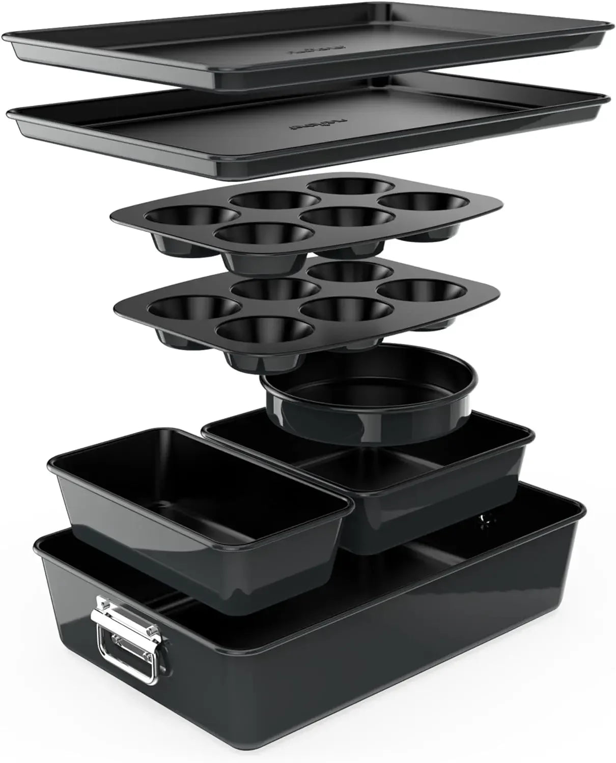 8-Piece Nonstick Stackable Bakeware Set 66 discount
