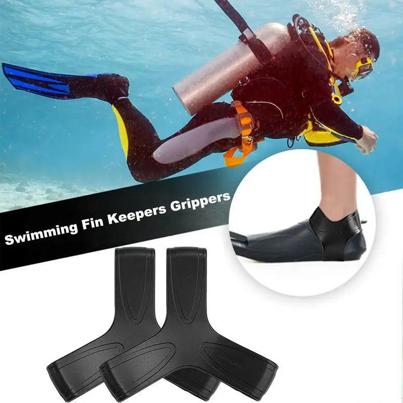 Fin Keepers Soft Silicone Swimming Fins Holder Diving Fins Gripper Fin Keepers Gripper Foot Flippers Keepers For Adults Children