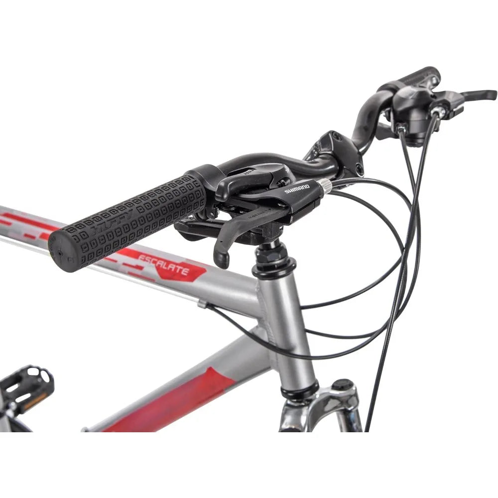 Hard Tailed Mountain Bike, Front Load Bar with Forged Crown, Suitable for Men, Women, Teenagers, Index Style Rear Derailleur