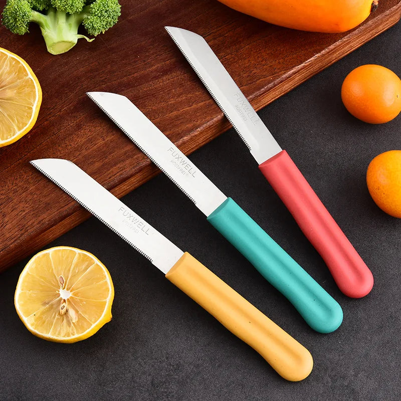 12pcs/Set Steak Knives Cutlery Set with Serrated Blade Dinner Knifes Set for Meat Bread Quality Kitchen Knife