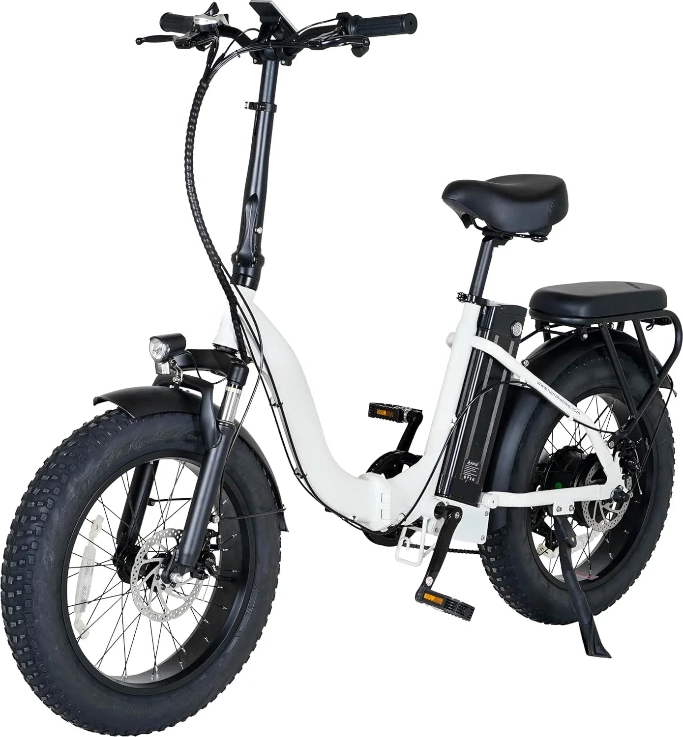 Folding Electric Bike, 48V & 624Wh Lithium Removable Battery, Peak 1100W Brushless Motor, Max Speed 28Mph, M5 Large LCD Display