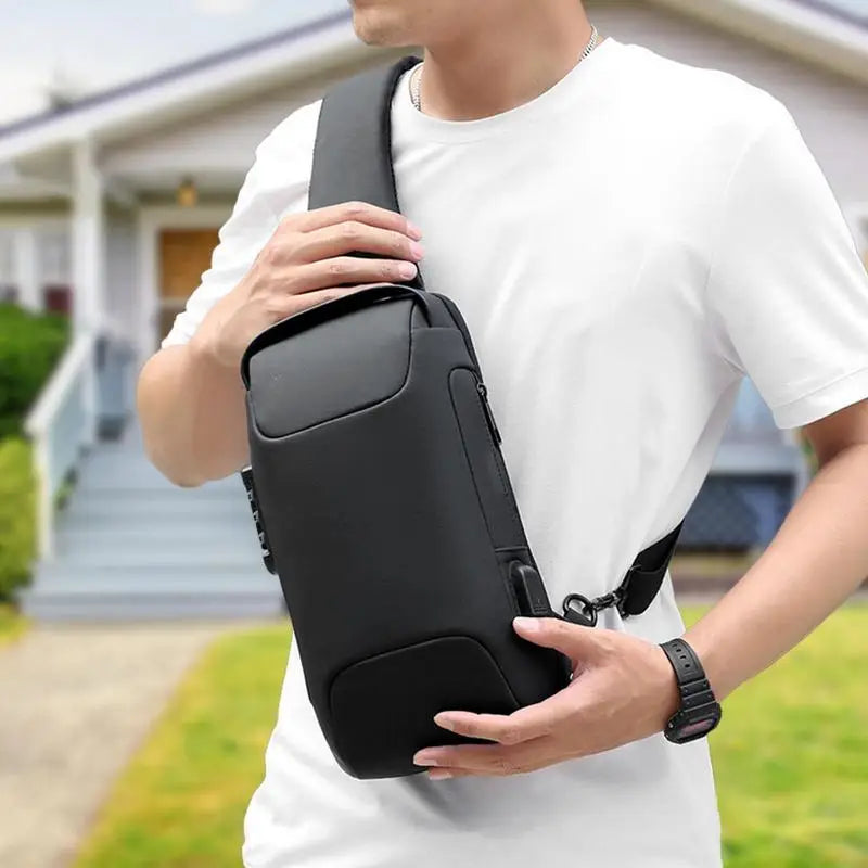 Men Sling Bags Crossbody Scratch Resistant Sling Bags Men Shoulder Backpack LightweightStrap Backpack Sling Bag Backpack