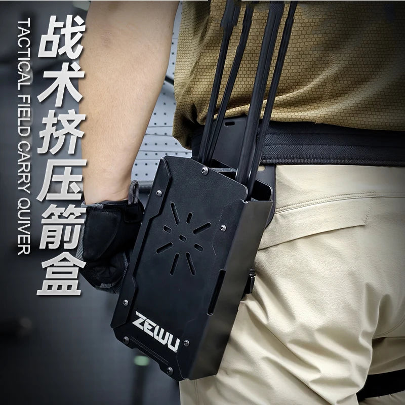 Tactical Squeeze Arrow Box Quick Draw Hunting Quiver Quiver Leg Waist Hanging Hunting Competitive Recurve Bow Riding Equipment