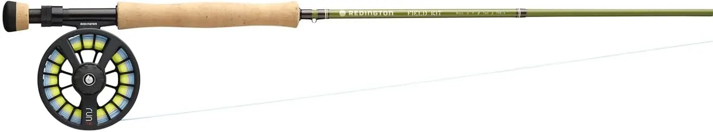 Fly Fishing Field Kit, Fly Rod and Reel Combo Starter Kit, Fly Line and Carrying Case Included