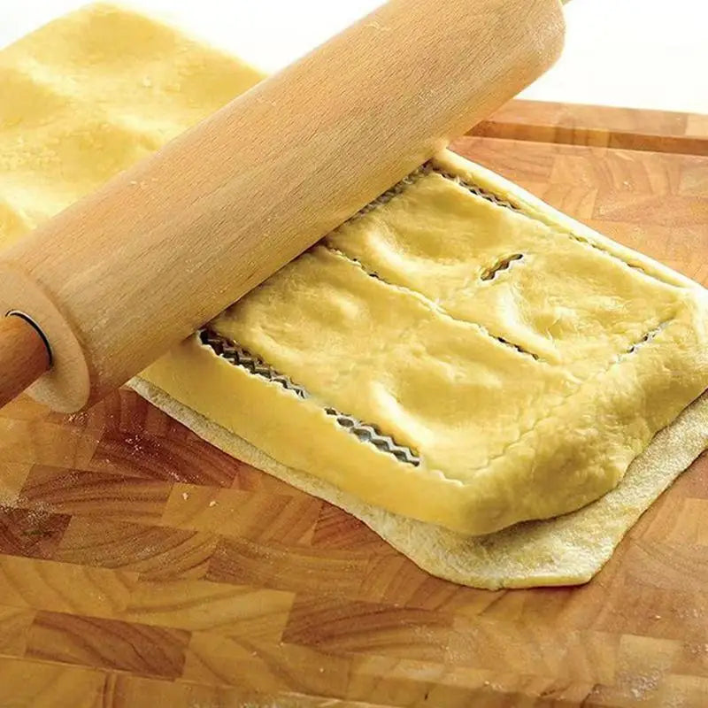 Italian Pasta Mold Ravioli Tray Plate Pin Square Edges Frame For Perfect Attachment And Shape Large Ravioli Maker