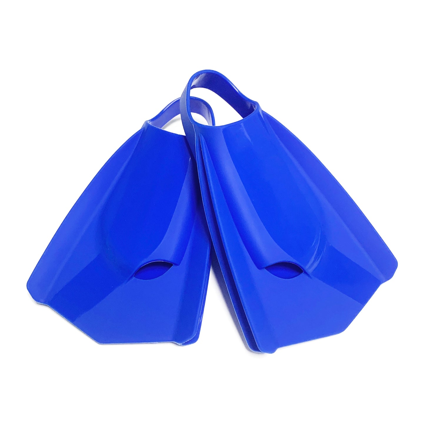 Unisex Adult Powerfin Professional Swim Training Fins Comfortable Silicone Short Blade Flippers Left-Right Design with Open Heel