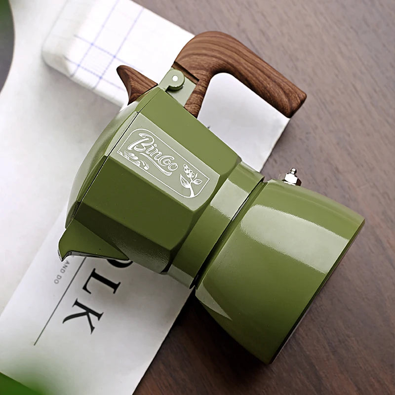 Stovetop Espresso Maker, 2 Cups Moka Coffee Pot for Gas or Electric Ceramic Stovetop,Italian Coffee maker