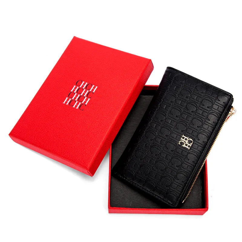 CHCH Simple Square Short Wallet for Women Small Wallet Women Luxury Purse Wallet with Card Clip Portable Bag