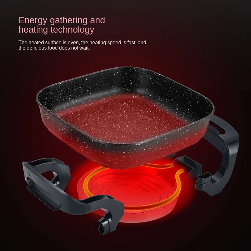 4l Electric Frying Pan Multifunctional Household Electric Heating Pan чайник электрический